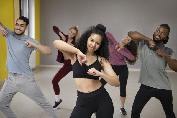 Aula de dança fitness